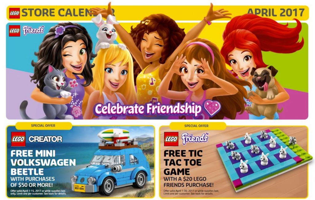 The April LEGO Calendar Is Out MILUG